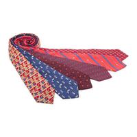Hermès, Six Printed Silk Neckties