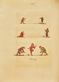 [SPORTING]. STRUTT, Joseph. Glic Gamena Angel Deod. Or, The Sports and Pastimes of the People of England... London: T. Bensley, 1801.