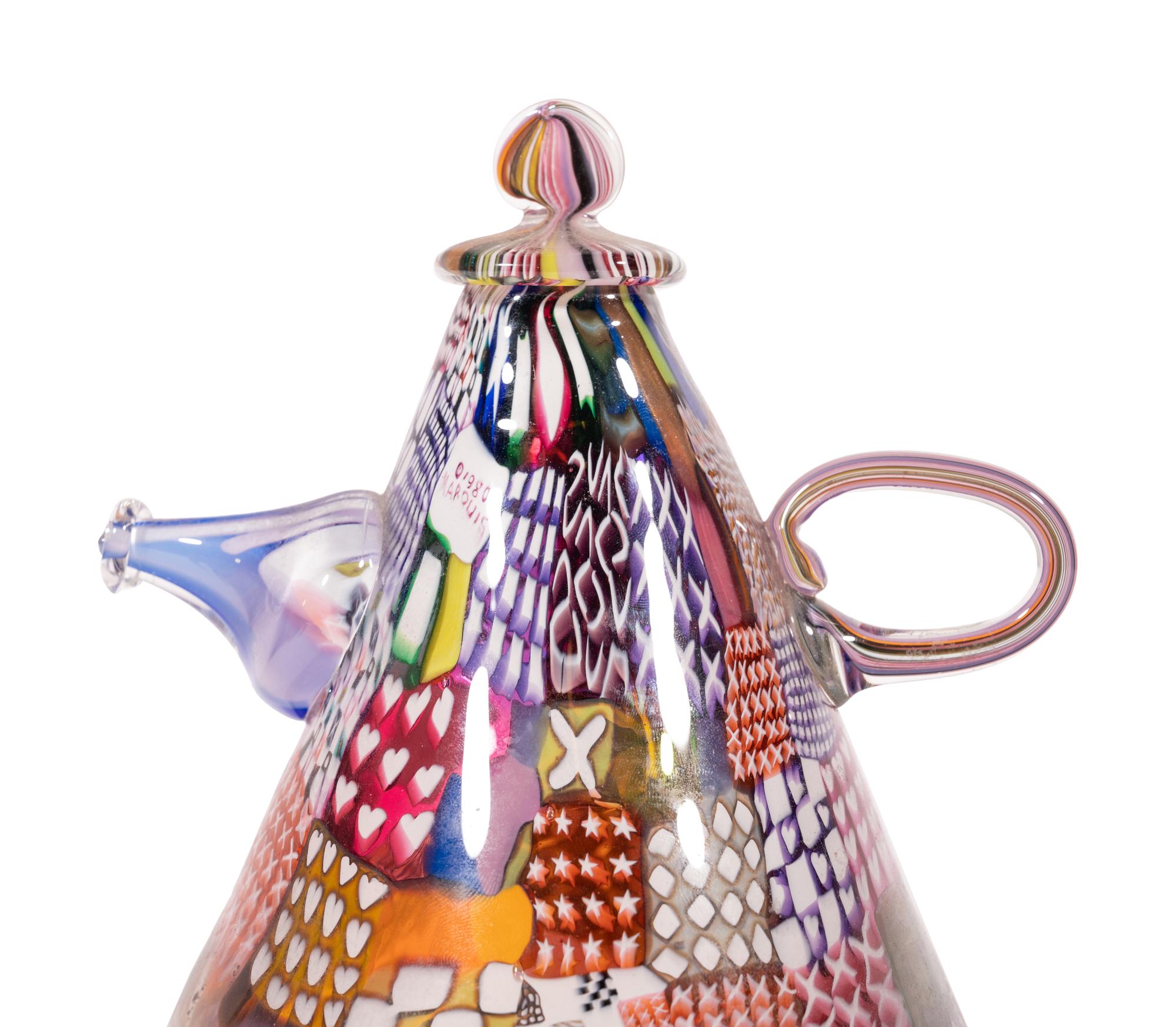 Crazy Quilt Teapot, 1980