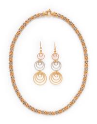 COLLECTION OF TRICOLOR GOLD JEWELRY