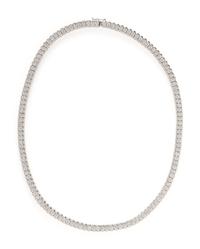DIAMOND AND WHITE GOLD NECKLACE