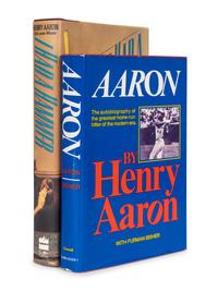 A Group of Two Hank Aaron Signed Autograph Books,
