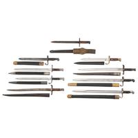 Lot of Eight Historic Bayonets and one Reproduction