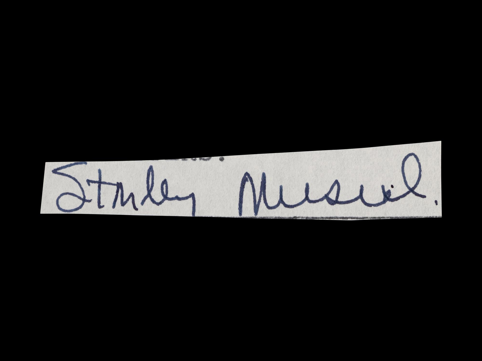 A Group of 10 Stan Musial Signed Autograph Cuts from The Collection of Stan Musial,
