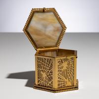 Tiffany Studios New York (American, 1880–1930) — Pine Needles String Box, c. 1920