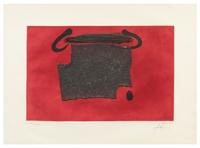 Antoni Tapies, (Spanish, 1923-2012), Cinta negra (pl. 7 from U no es Ningu), 1979