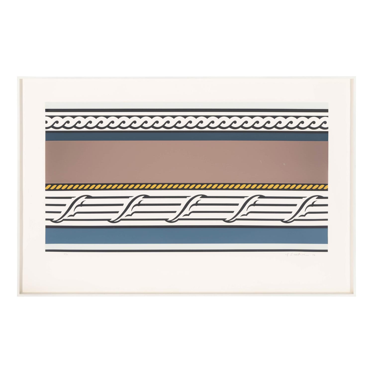 Roy Lichtenstein (American, 1923–1997) — Entablature IV , 1976