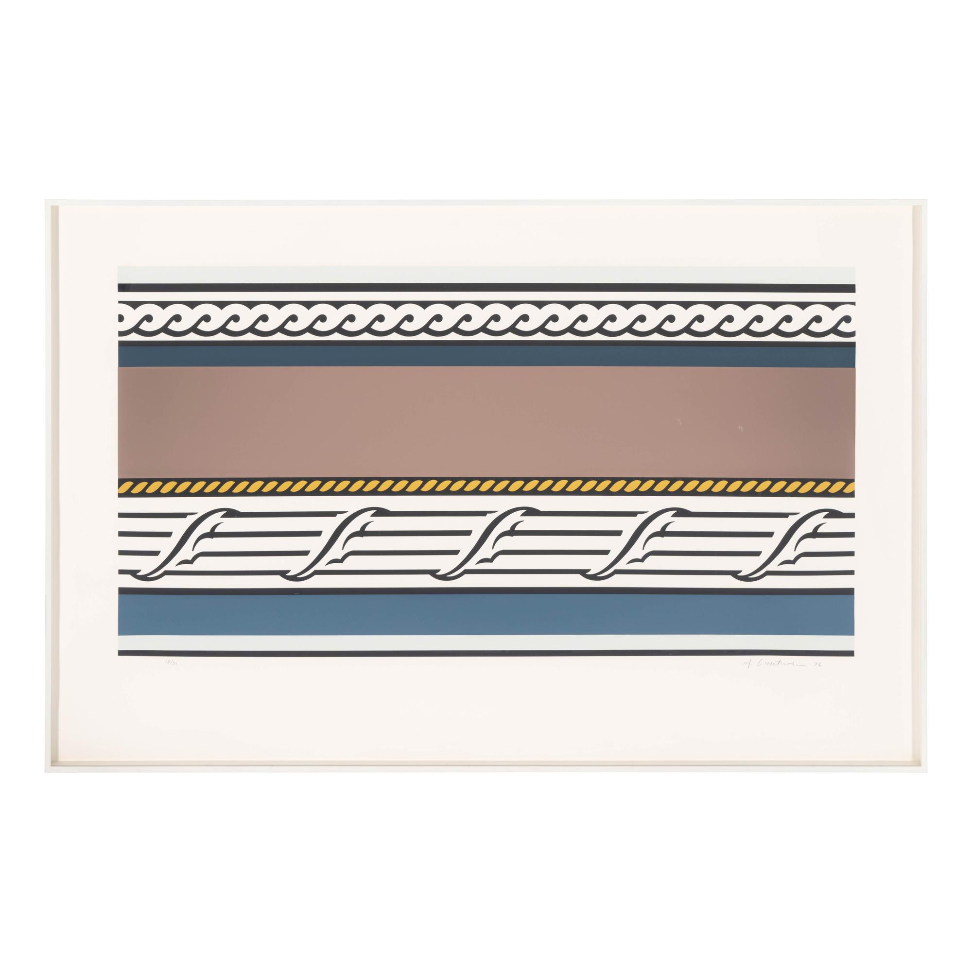 Roy Lichtenstein (American, 1923–1997) — Entablature IV , 1976