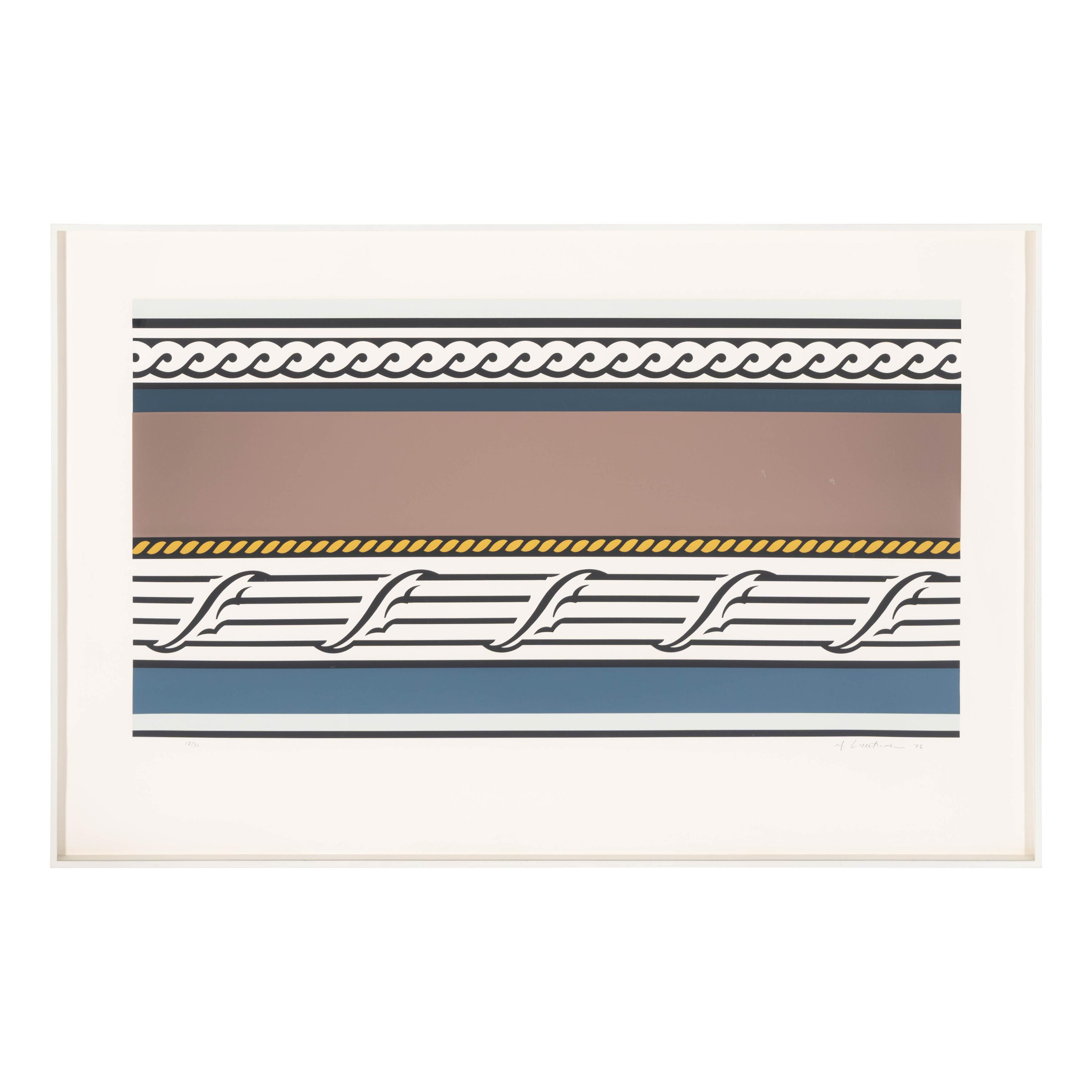 Roy Lichtenstein (American, 1923–1997) — Entablature IV , 1976