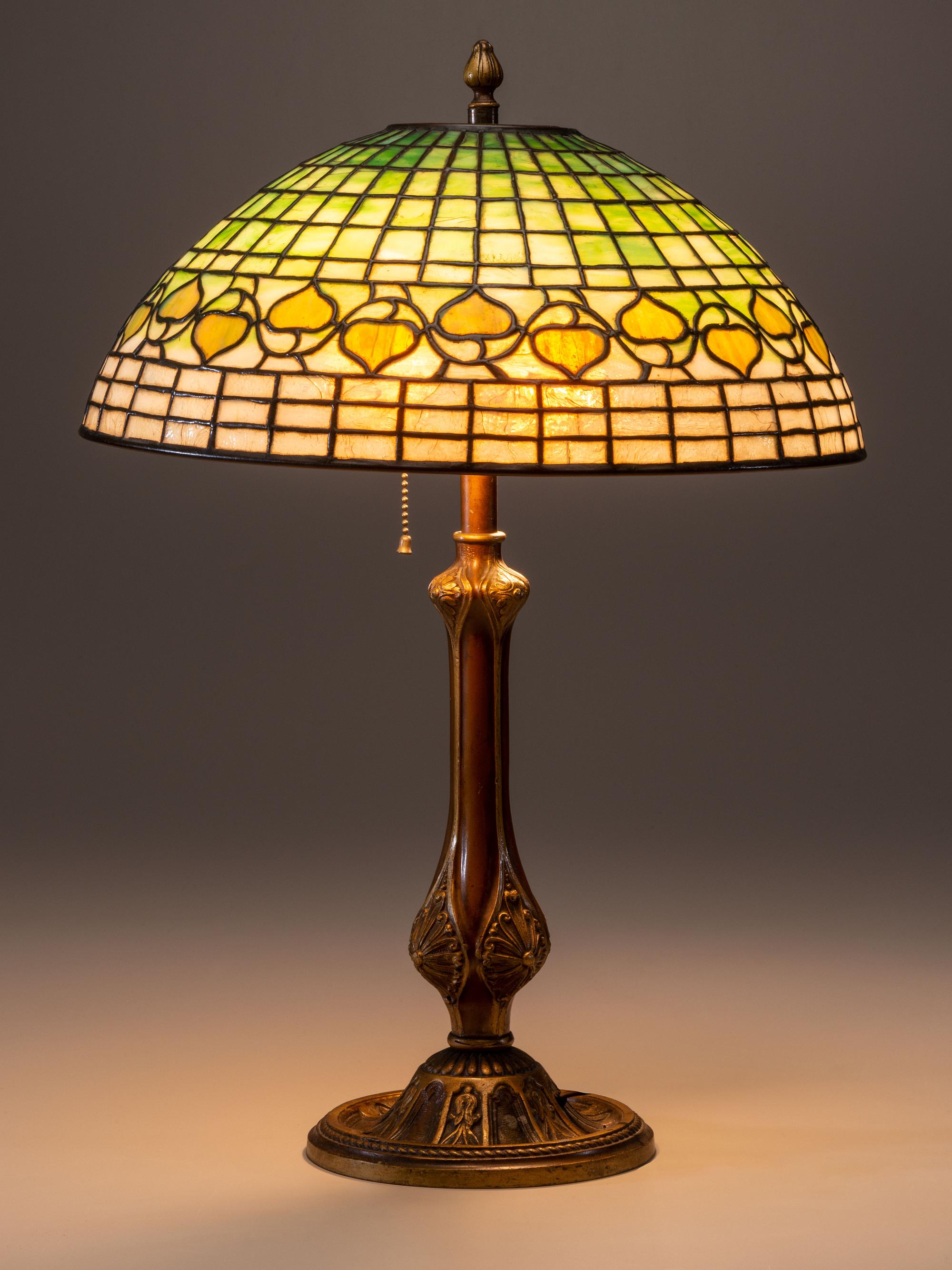 Acorn Lamp Shade with Associated Base