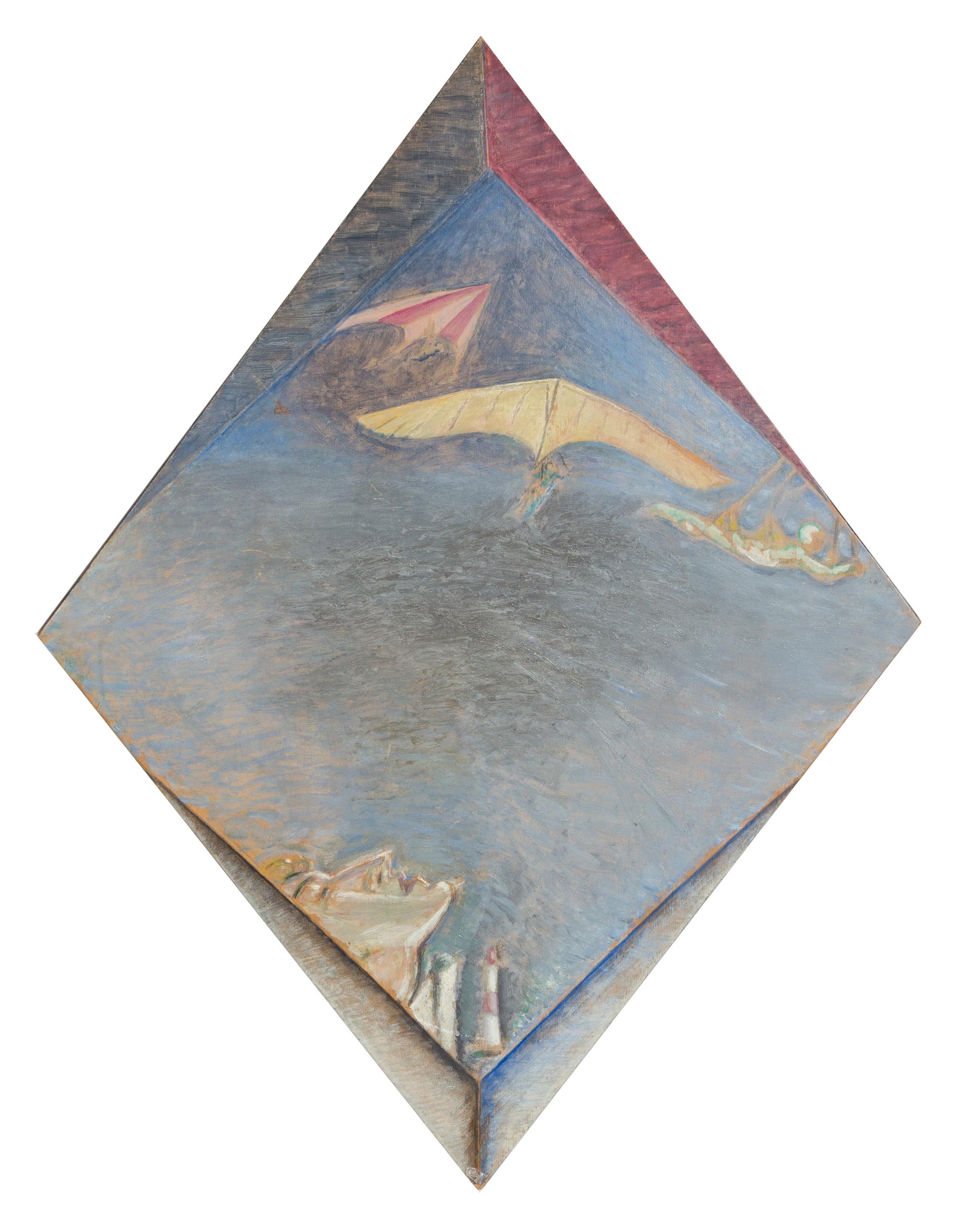 Jeffery Camp, (British, 1923), Over the Lighthouse, 1982