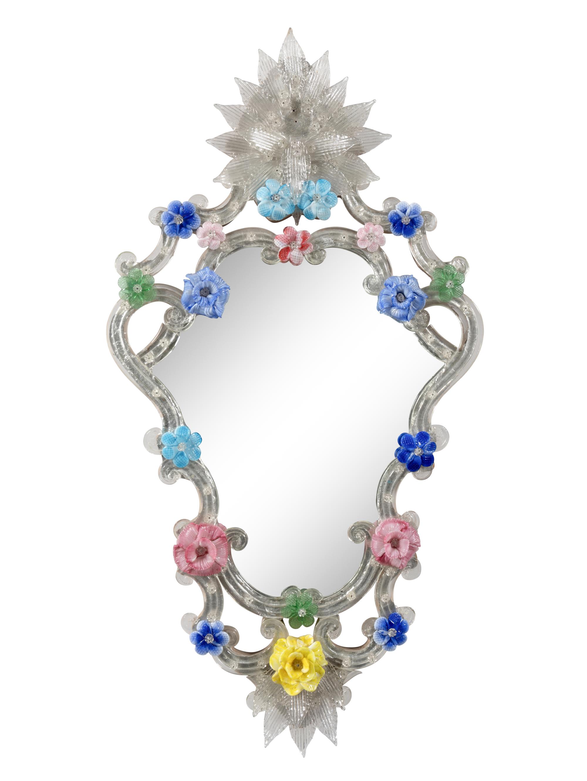 A Venetian Glass Mirror