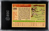 A 1955 Topps Roberto Clemente Rookie Baseballl Card No. 164 (SGC 4 VG-EX)