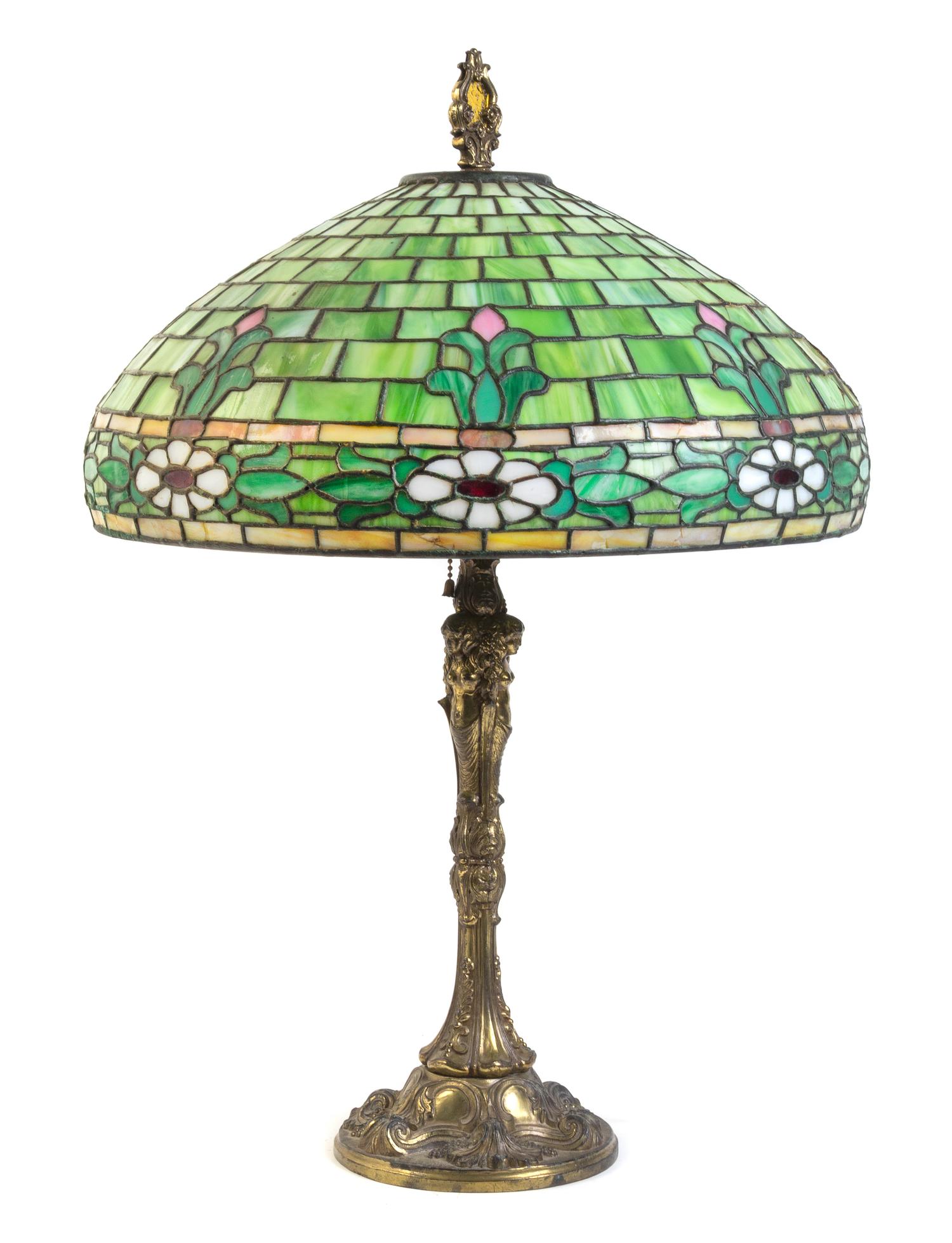 Wilkinson Company, USA, EARLY 20TH CENTURY, a leaded glass shade