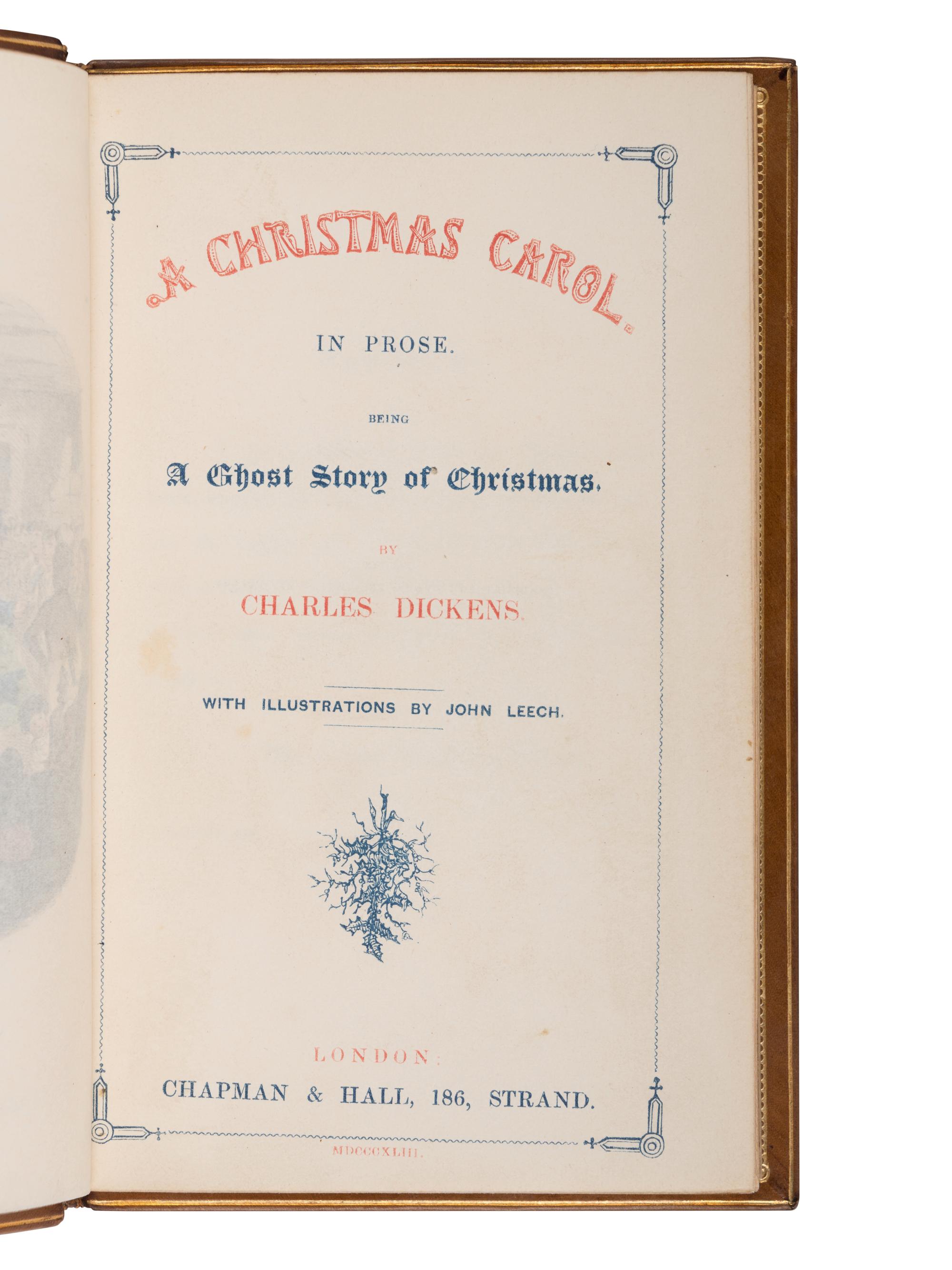 DICKENS, Charles (1812-1870). [Christmas Books]. London, 1843-1848.