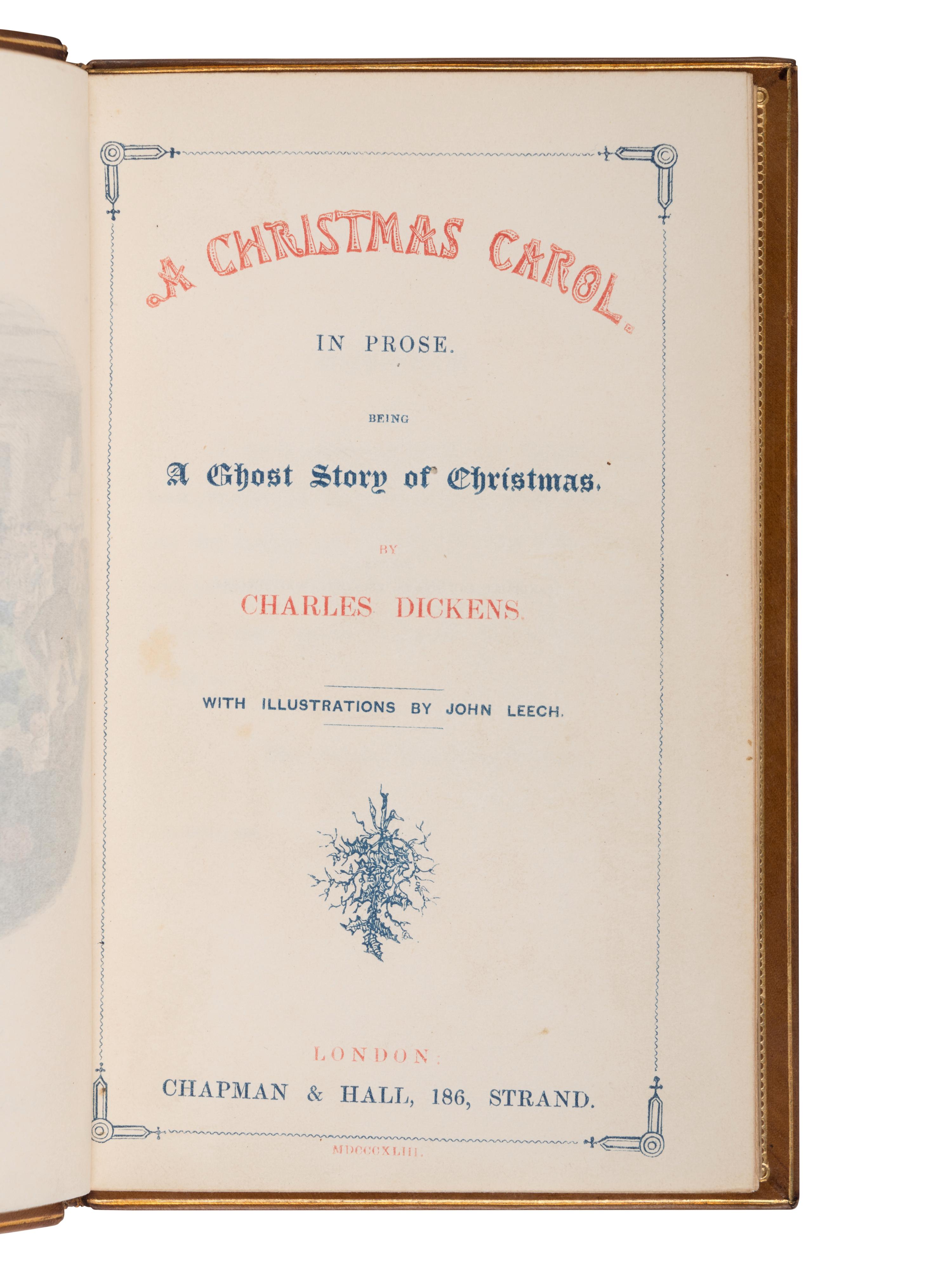 DICKENS, Charles (1812-1870). [Christmas Books]. London, 1843-1848.