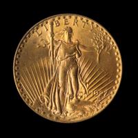 A United States 1927 St. Gaudens $20 Gold Coin