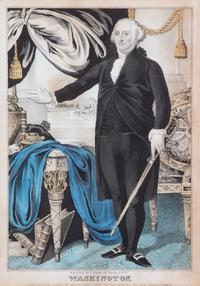 Washington, First in War, First in Peace, and First in the Hearts of His Countrymen — circa 1850