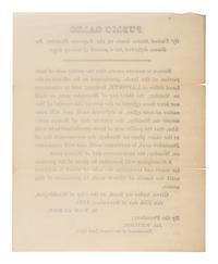 [FAIRS & CELEBRATIONS]. A group of 19th-century broadsides promoting local celebrations including Independence Day.