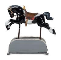 An Electric Painted Riding Horse