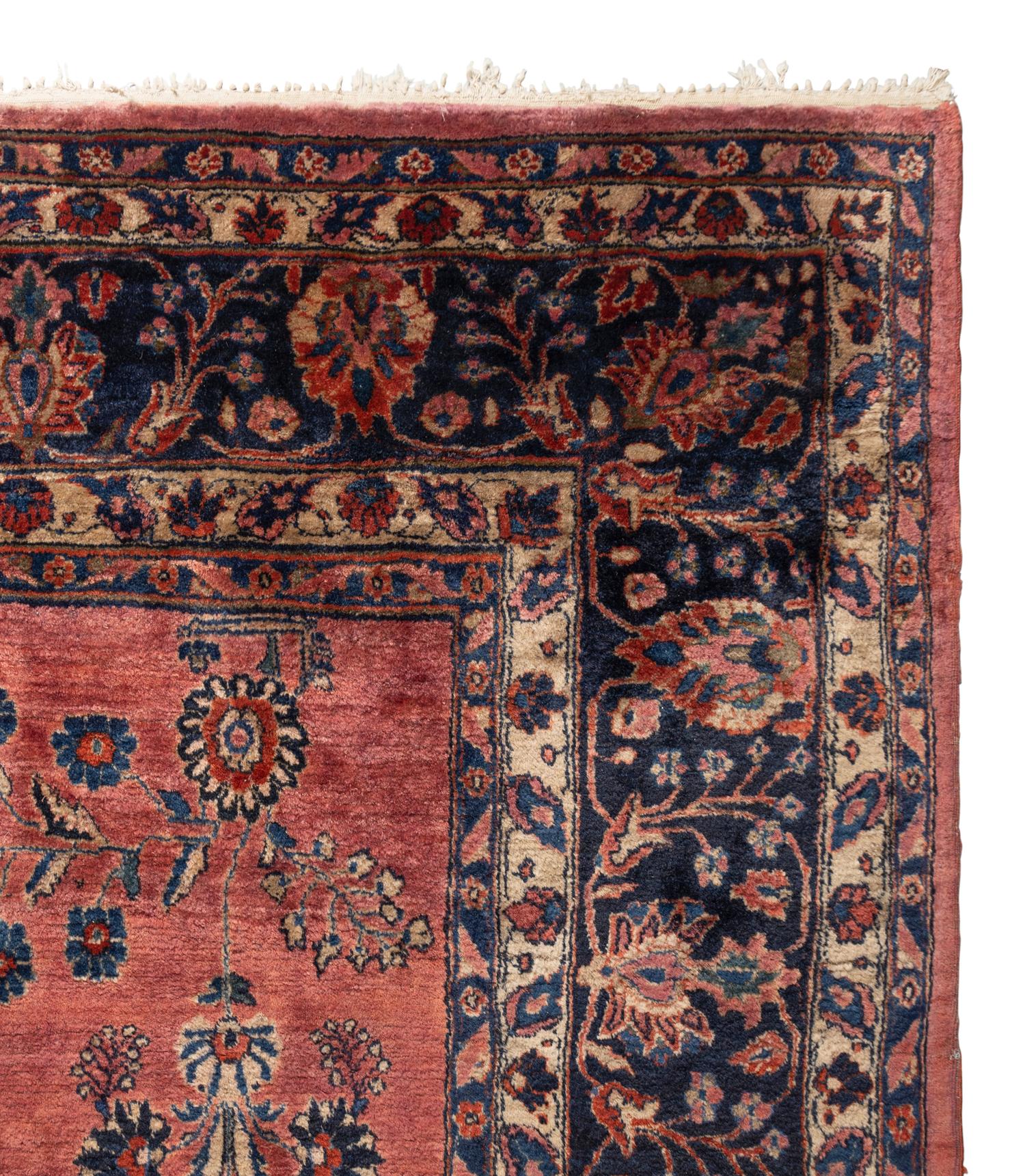 A Sarouk Wool Rug