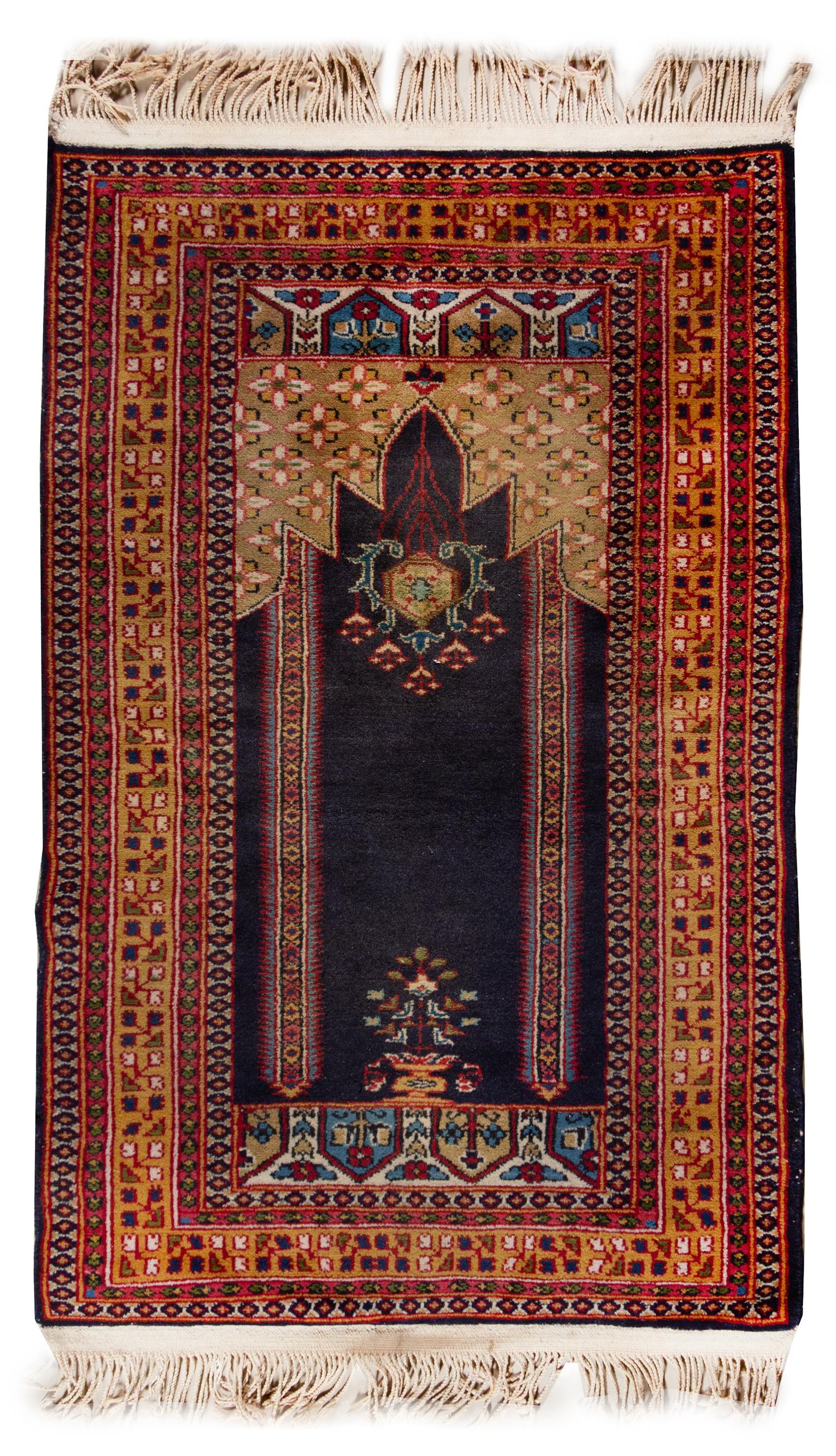 A Persian Wool Prayer Rug