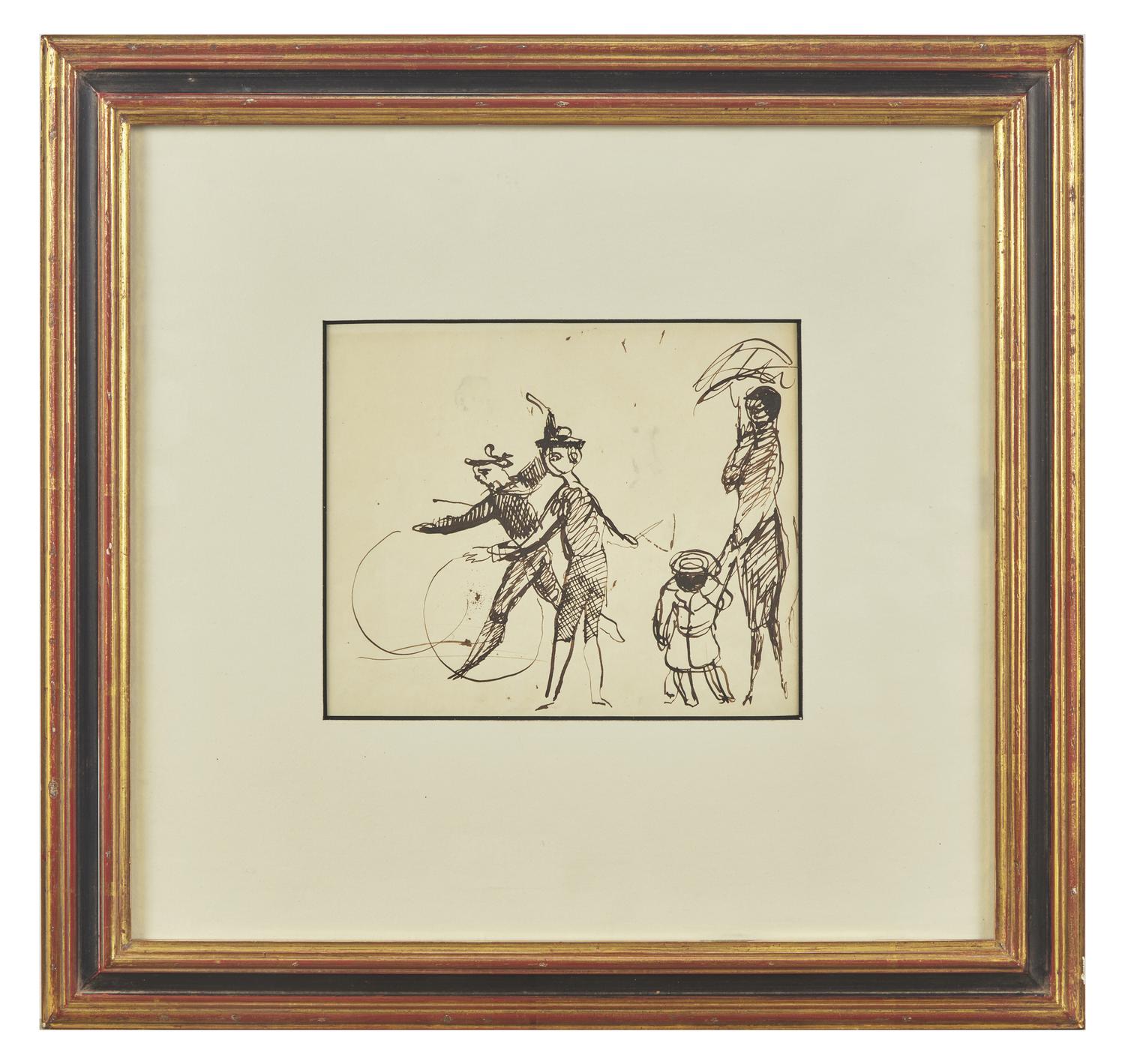 Jeunes Garçons Jouant au Cerceau , 1924-1925