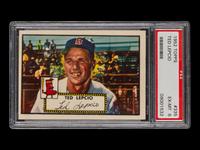 A 1952 Topps Ted Lepcio High Number Baseball Card No. 335 (PSA 6 EX-MT))