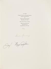 [LIMITED EDITIONS CLUB]. HUGHES, Langston (1901-1967). Sunrise is Coming After While. Edited by Maya Angelou. New York: The Limited Editions Club, 1998.