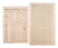[CIVIL WAR]. 75+ Southern and Confederate newspapers reporting on the war and politics of the era.