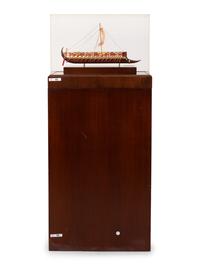 A Cased Model of a Phoenician Bireme