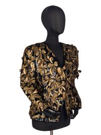 Oscar de la Renta Sequined Jacket