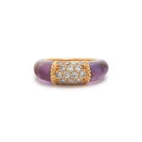 VAN CLEEF & ARPELS, AMETHYST AND DIAMOND 'PHILIPPINE' RING