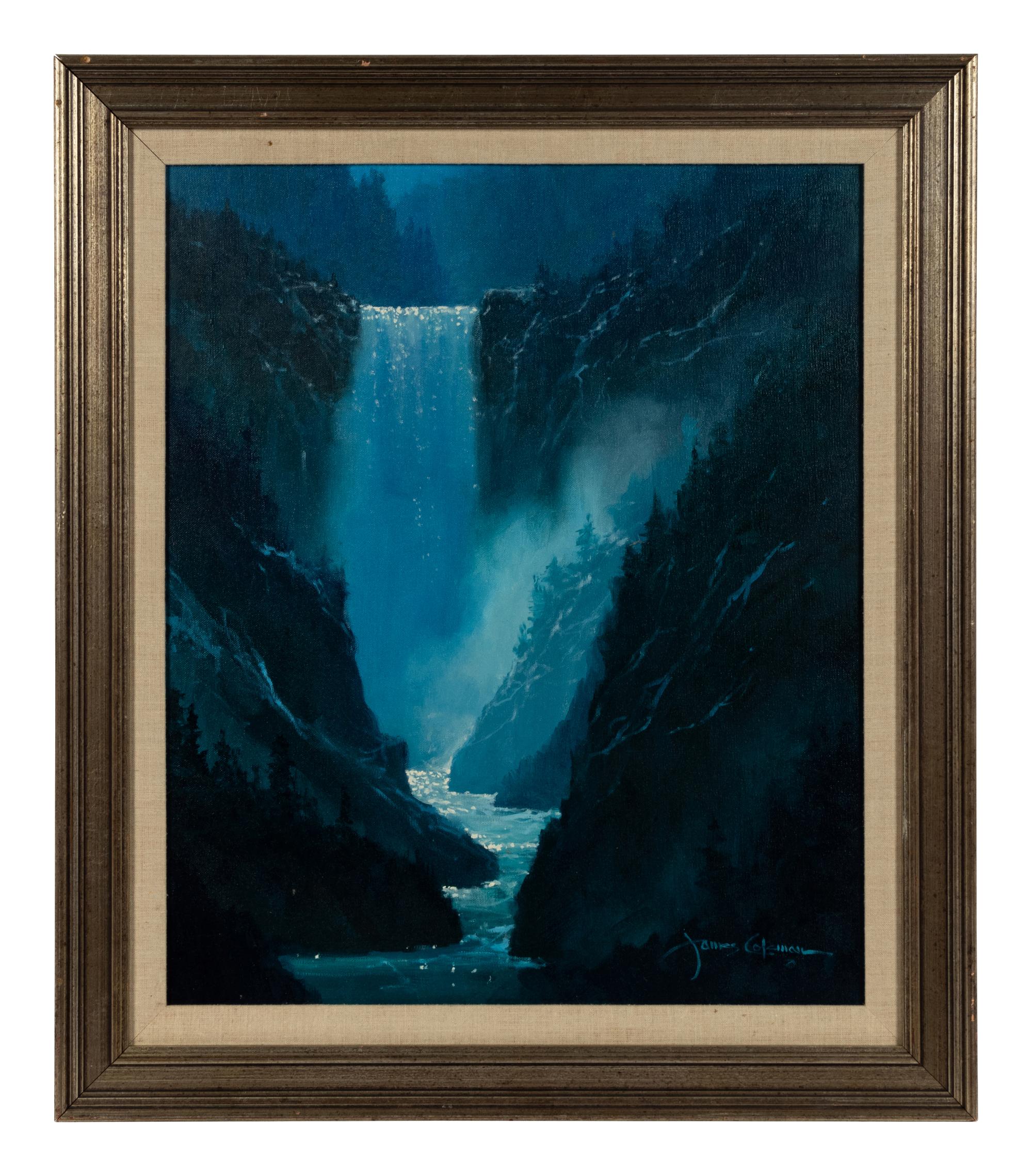 Yellowstone Under Moonlight