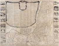 NOLIN, Jean Baptiste (ca 1657-1708). La Terre Sainte Autrefois terre de Canaan et de Promission Divisee Selon Ses Douze Tribus. 1700.