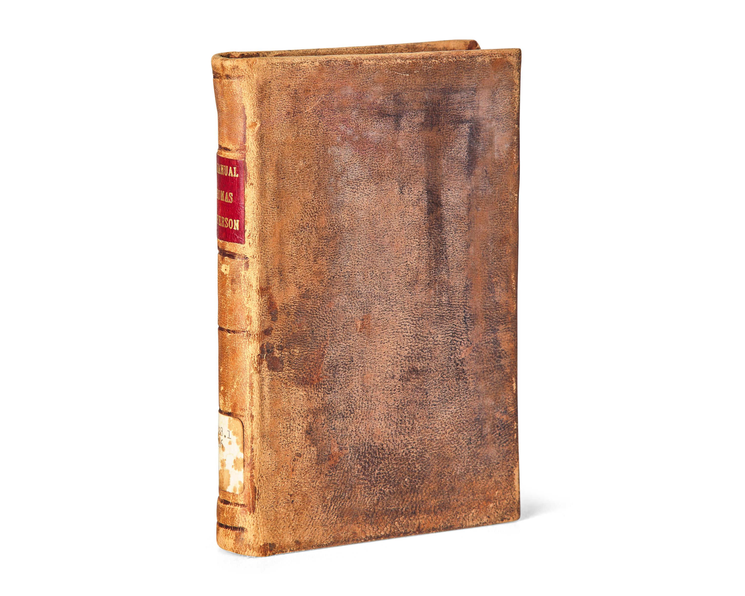 [Presidential] Jefferson, Thomas. A Manual of Parliamentary Practice. For the Use of the Senate of the United States