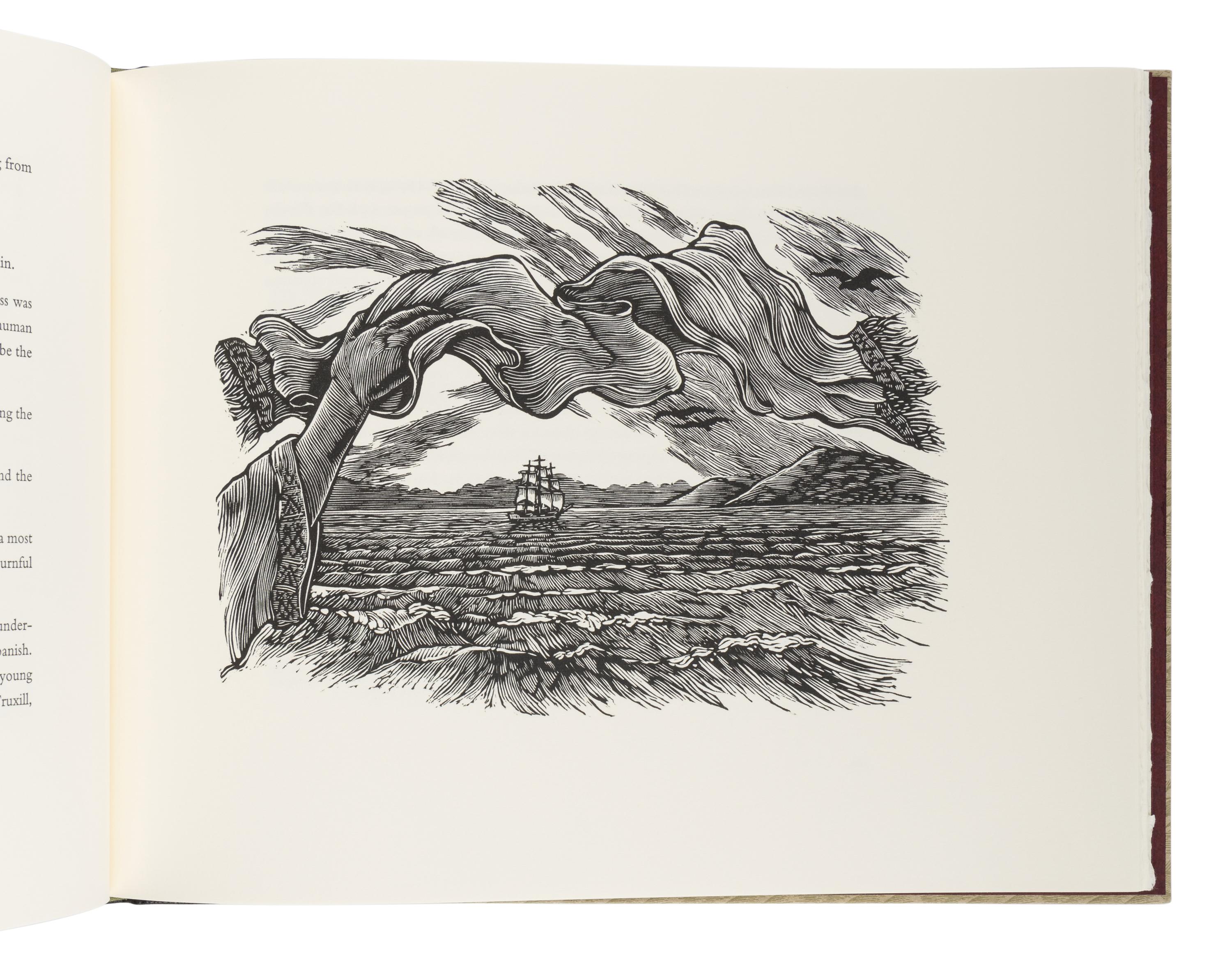 [NAWAKUM PRESS]. MELVILLE, Herbert (1819-1891). Norfolk Isle & the Chola Widow . Rik OLSON (b. 1944), illustrator. Santa Rosa, CA: Nawakum Press, 2011.
