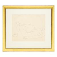 Henri Matisse (French, 1869-1954) — Nu couché au visage incomplet — Étude de jambes, 1925