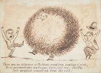 Lear, Edward. Original Drawing and Limerick