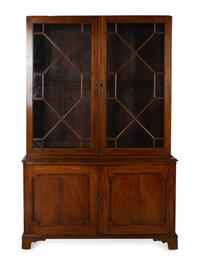 A George III Style Mahogany Bookcase — 19TH CENTURY