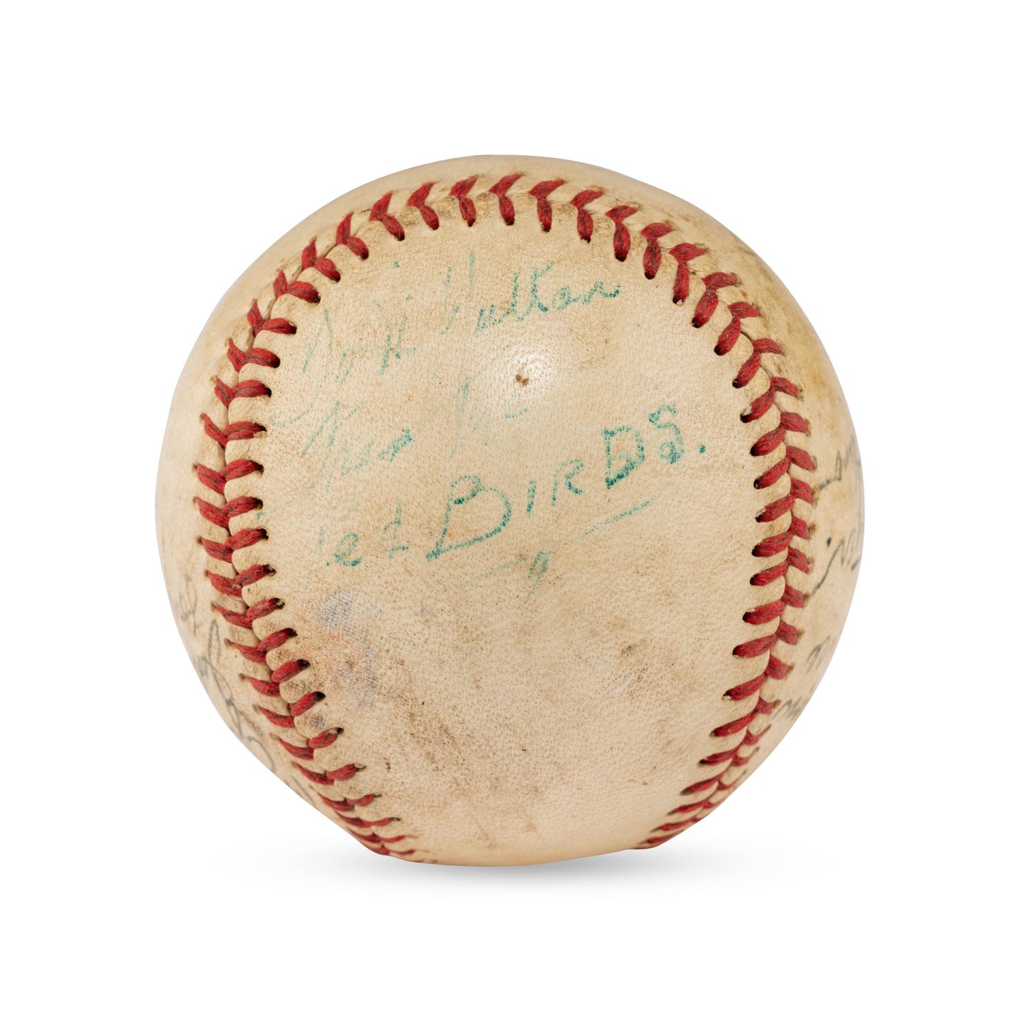 A 1942 Columbus Red Birds Team Signed Autograph Baseball