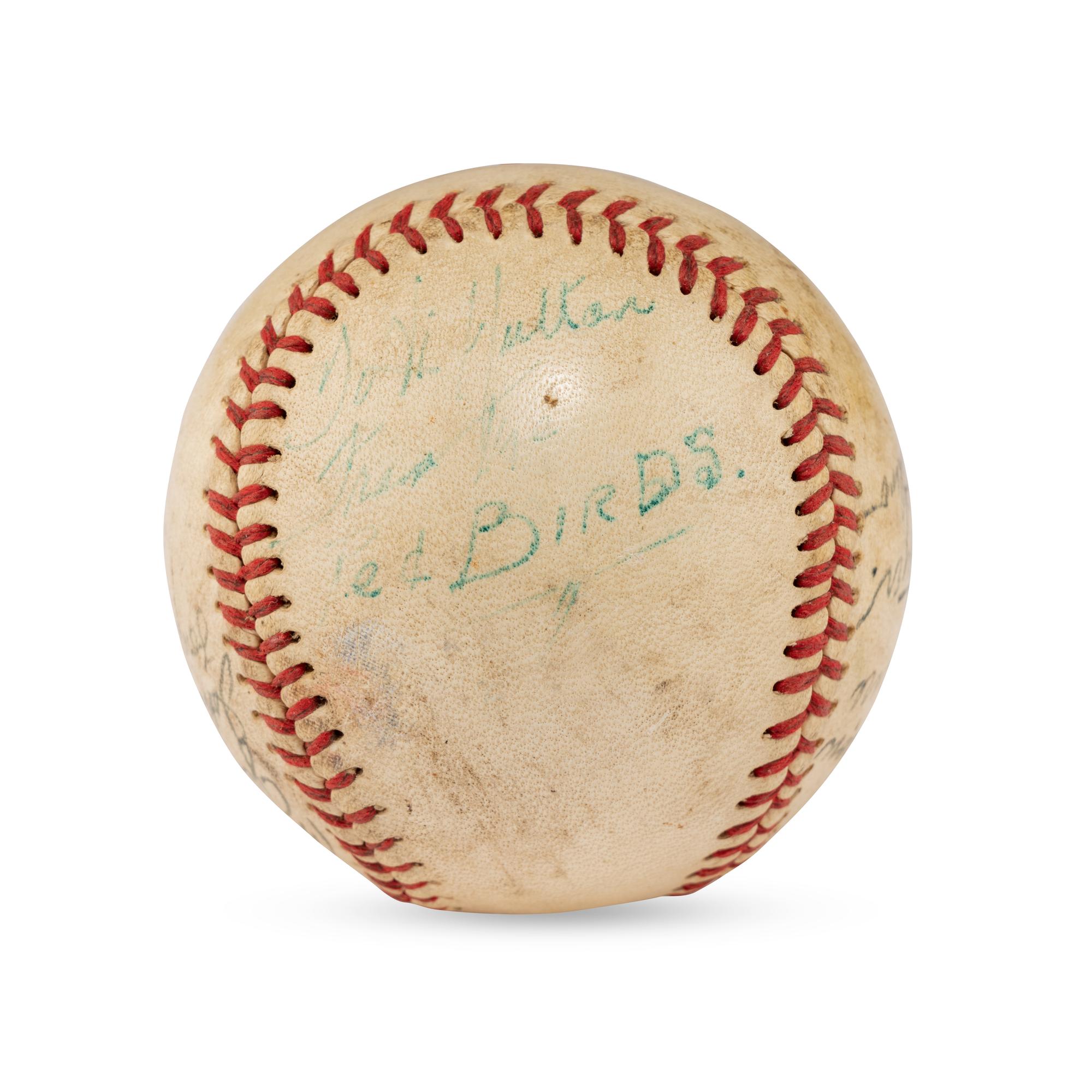 A 1942 Columbus Red Birds Team Signed Autograph Baseball