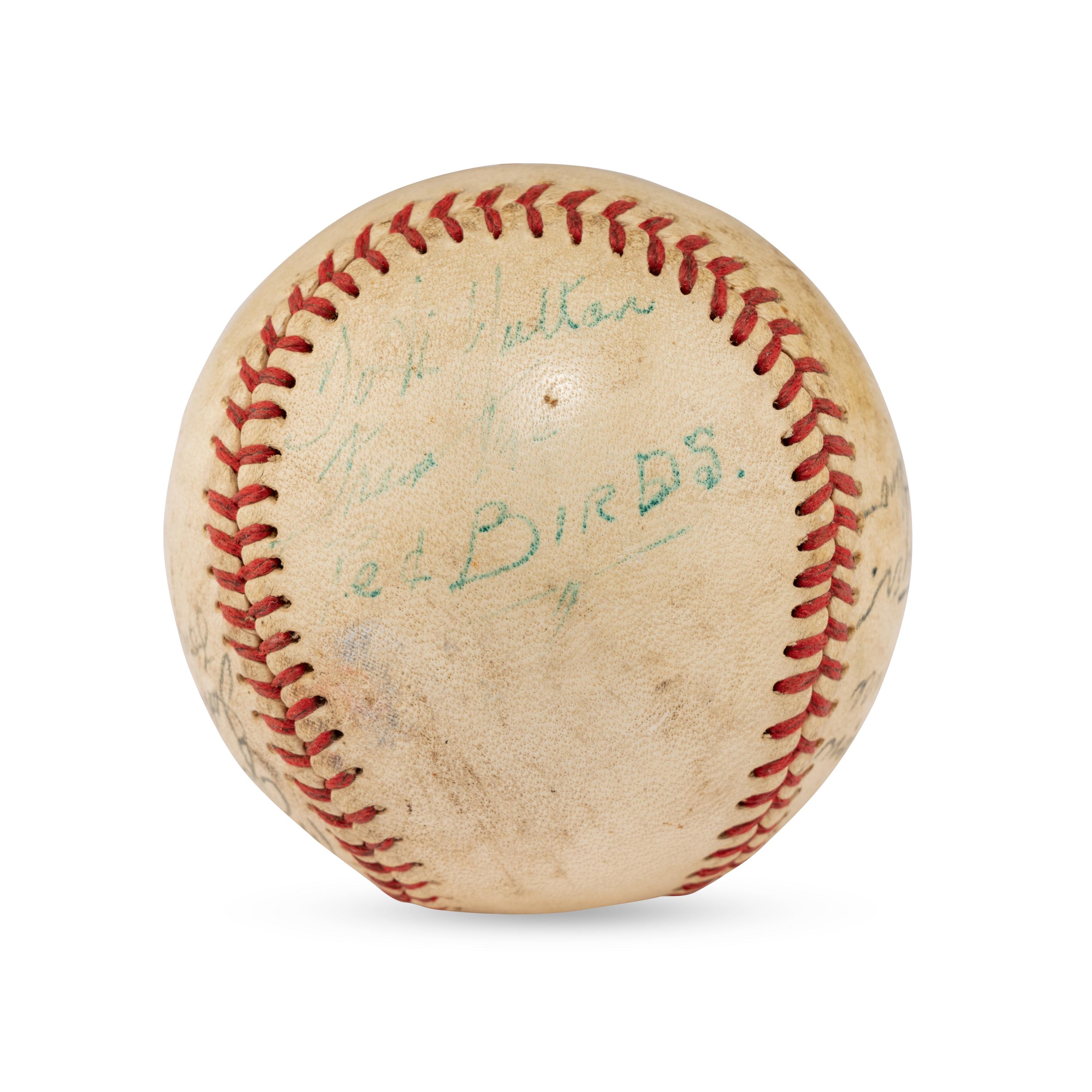 A 1942 Columbus Red Birds Team Signed Autograph Baseball
