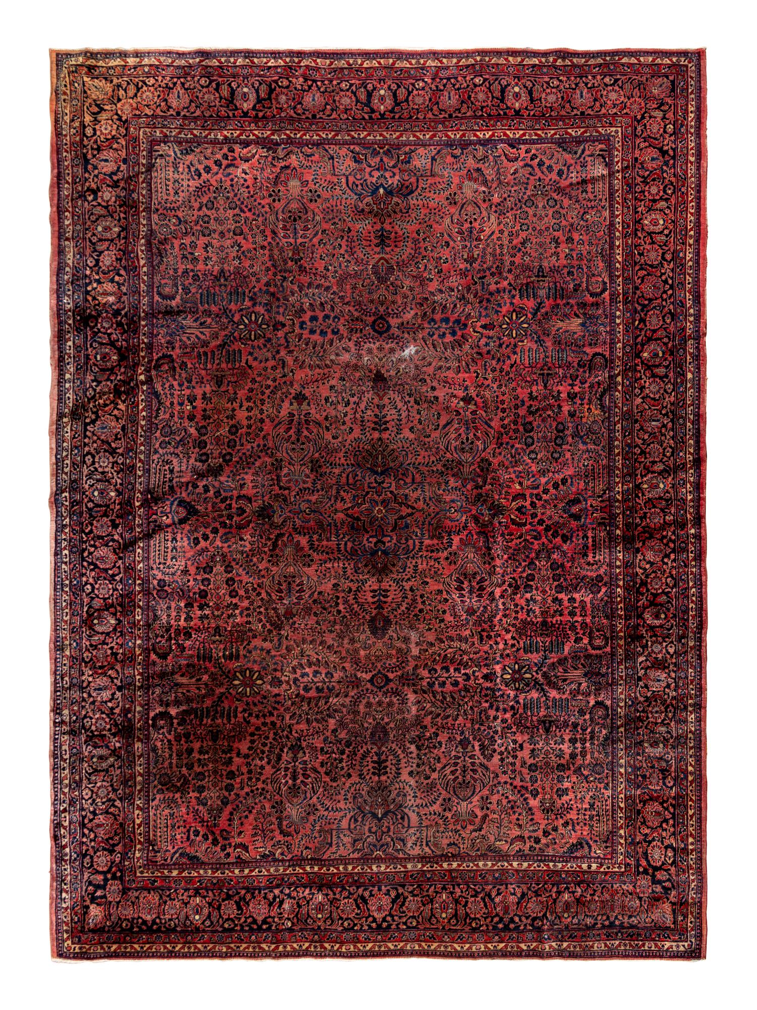 A Sarouk Wool Rug