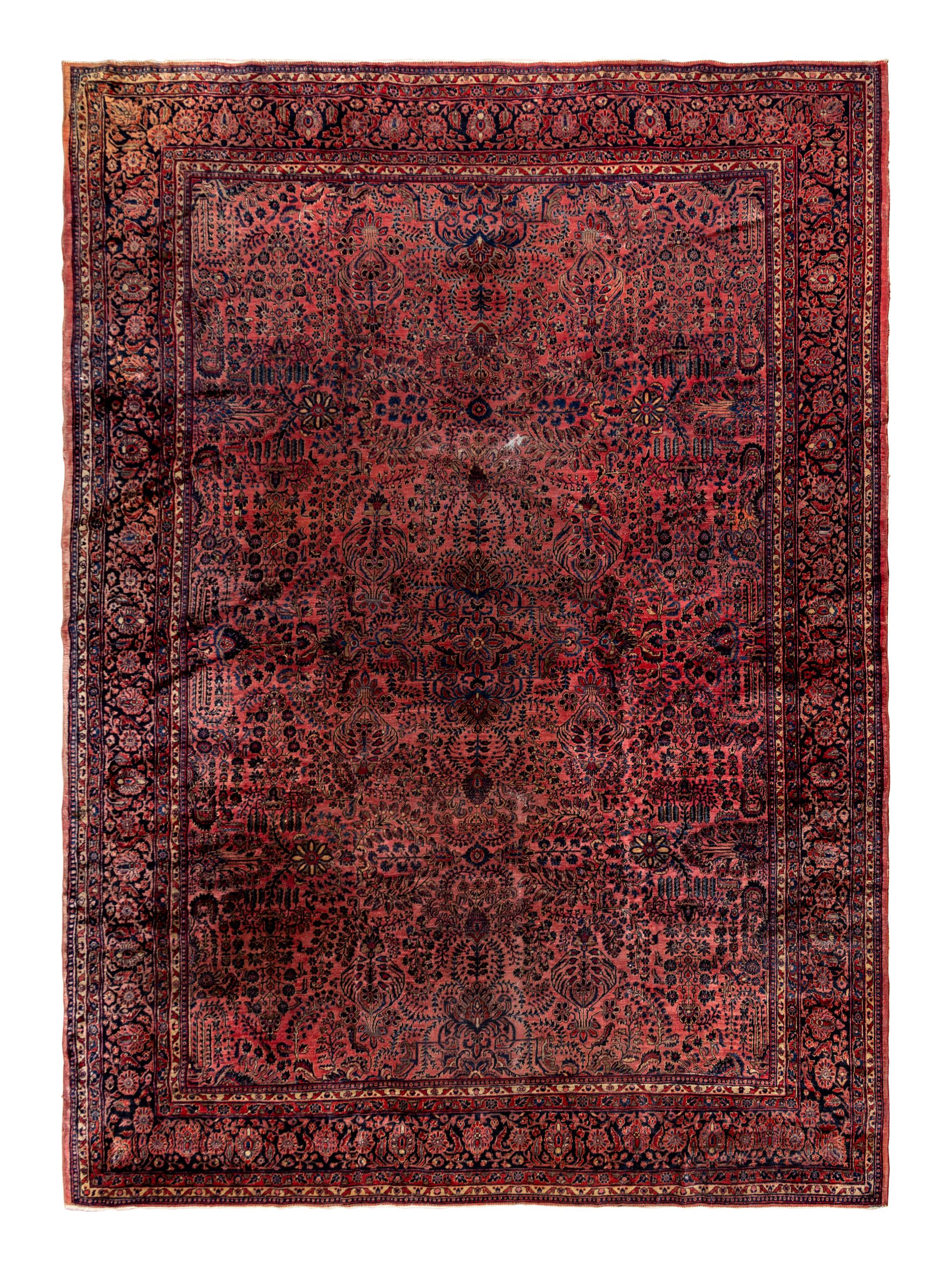A Sarouk Wool Rug