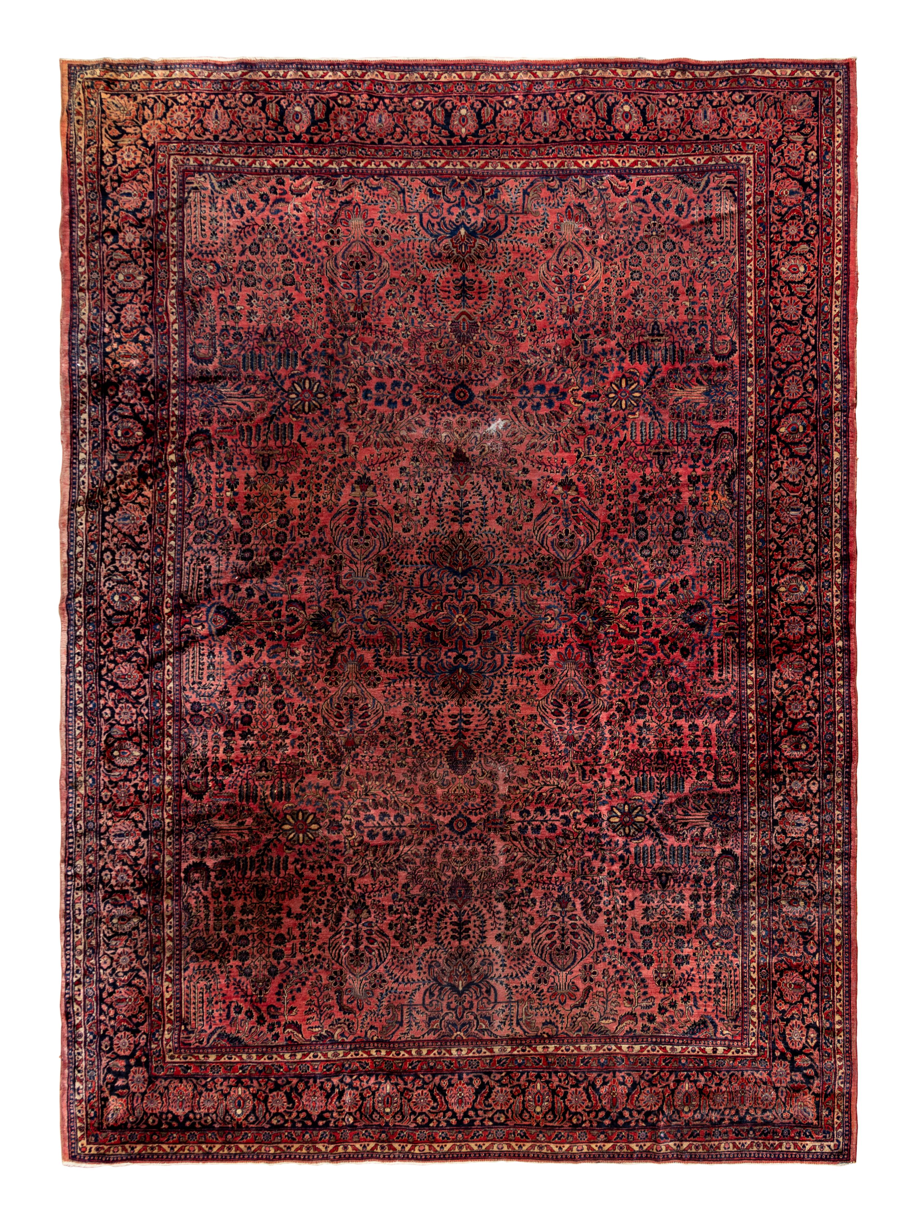A Sarouk Wool Rug