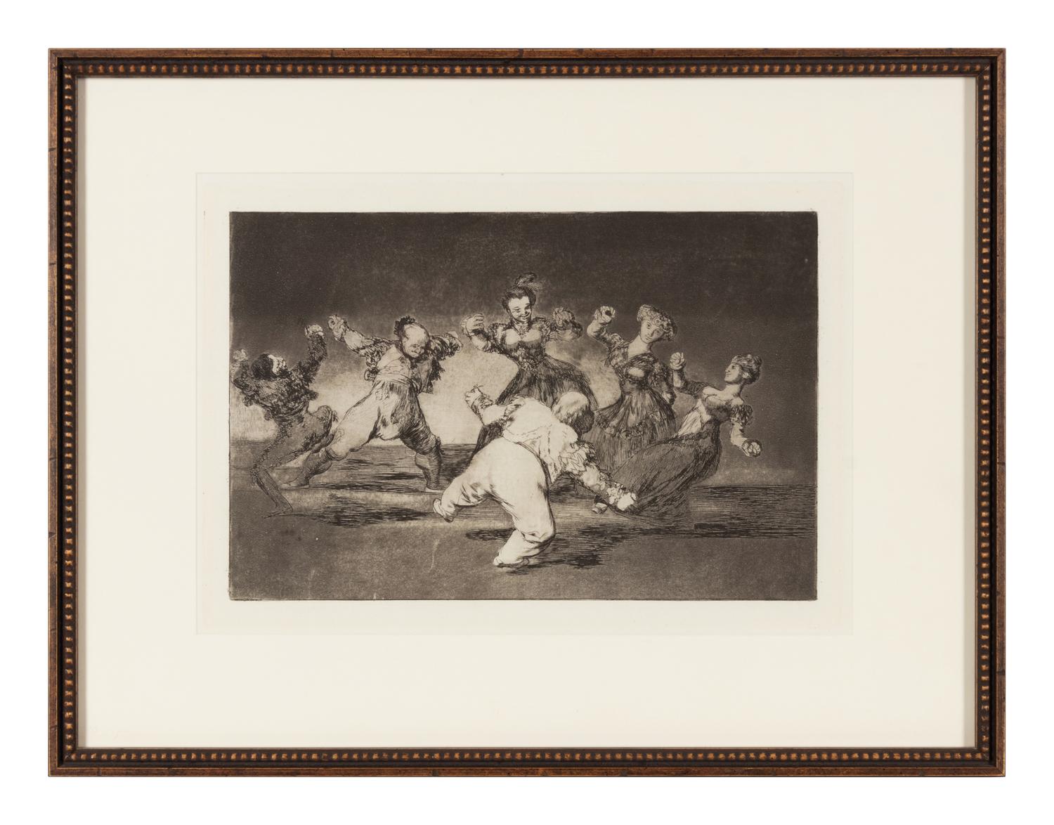 If Marina Will Dance, She Has to Take the Consequences (plate 12 from Los Proverbios)