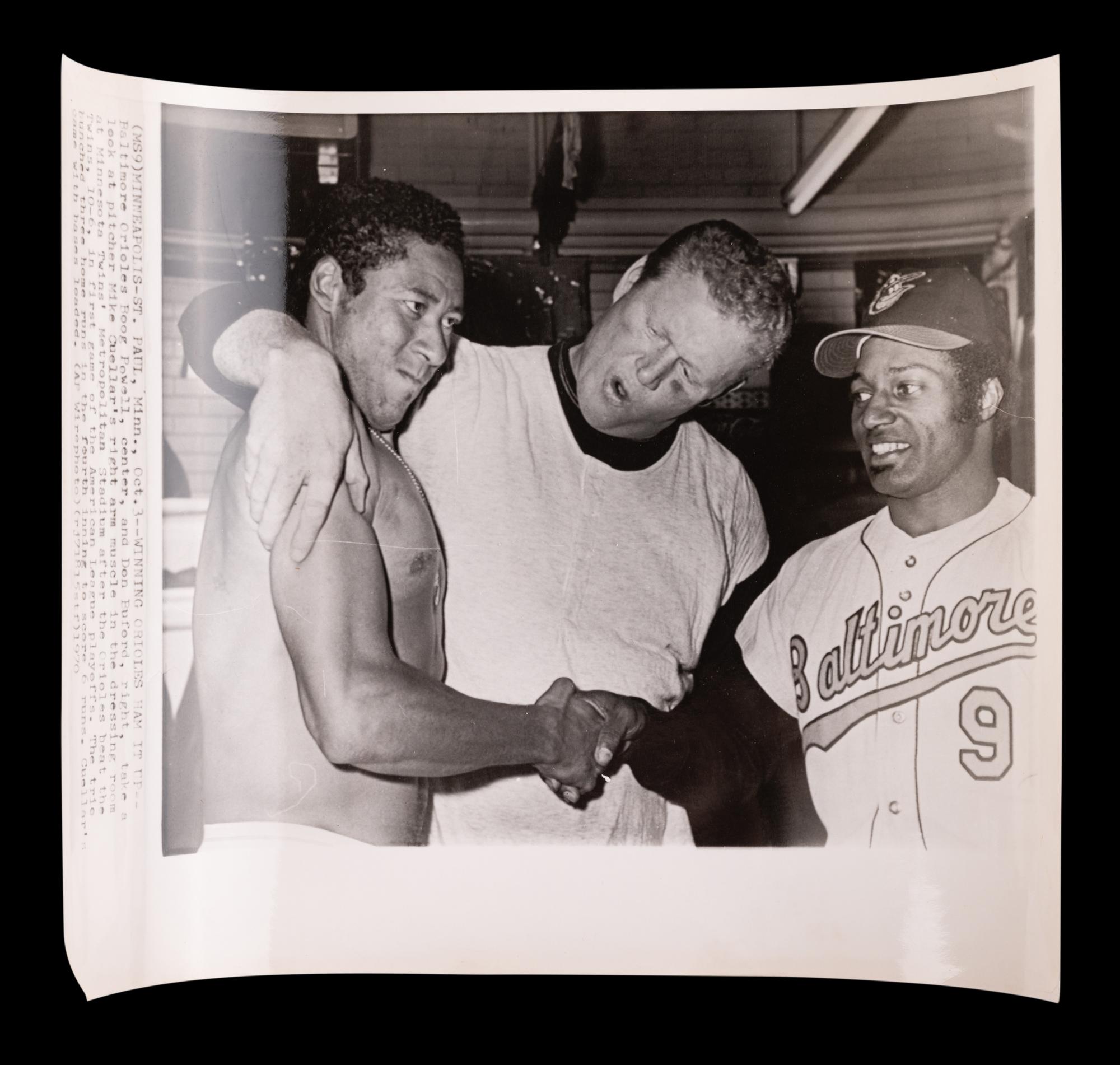 A Group of Over 60 Original Baltimore Orioles 1960s Type One News Photographs (Including Brooks Robinson and Frank Robinson),