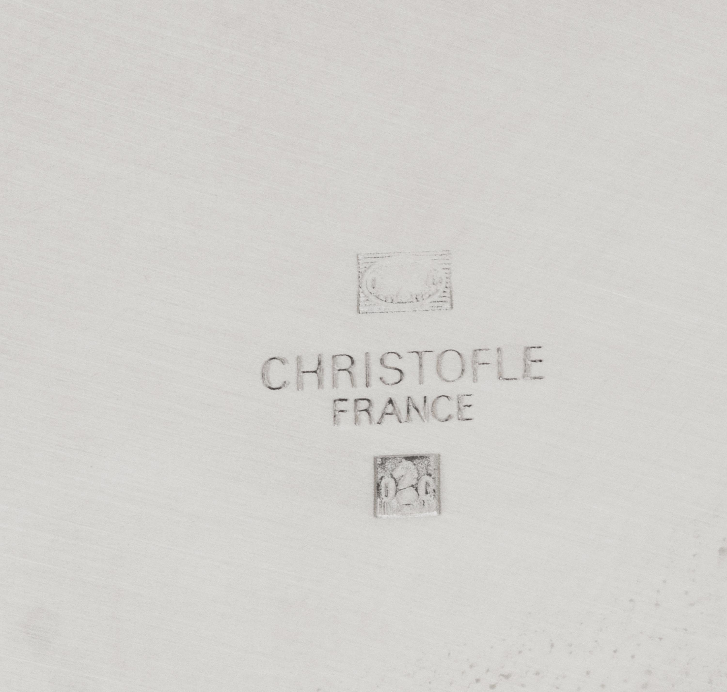 A Set of Thirteen Christofle Silver-Plate Chargers