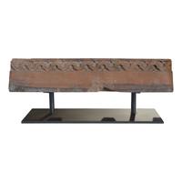 A Frank Lloyd Wright Designed Terra Cotta Fragment from the Francisco Terrace, Chicago, IL 15.5" W x 4" D x 6.5" H — United States, Circa 1895